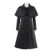 Black Caped Coat