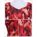 Widow's Bay Red Floral Dress