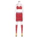 Top, Skirt And Leg Warmers Set