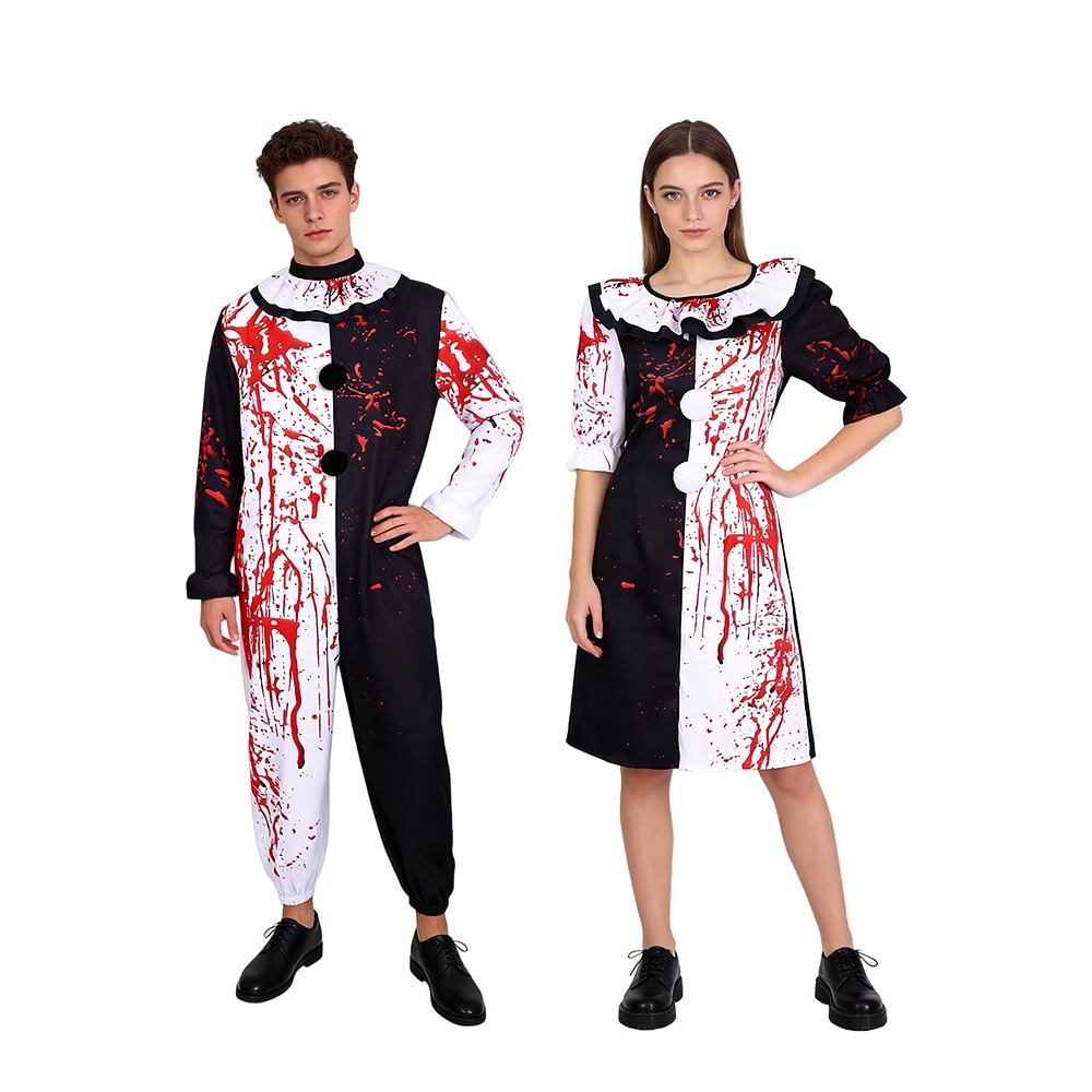 Evil clown costume