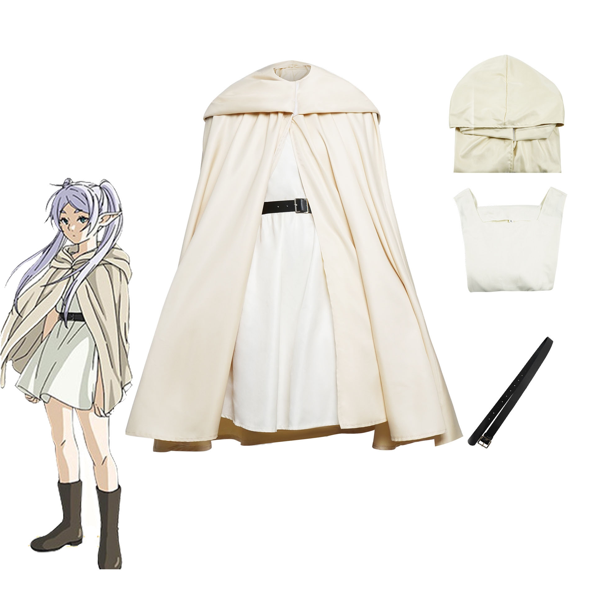 Frieren hooded cape