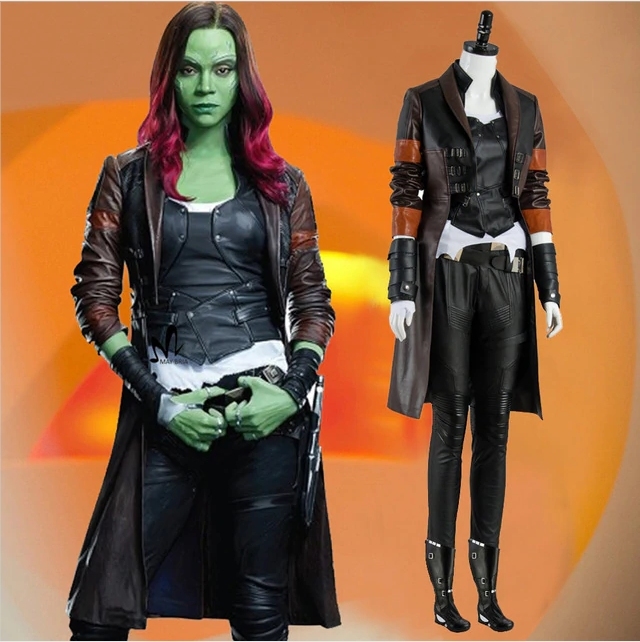 GUARDIANS OF THE GALAXY 2 GAMORA COSPLAY COSTUME - DELUXE VERSION