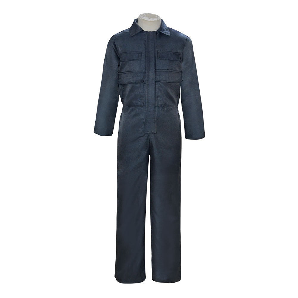 Navy blue Michael Myers mechanic coverall jumpsuit for Halloween cosplay