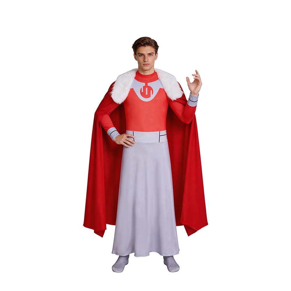 Thragg jumpsuit with cape