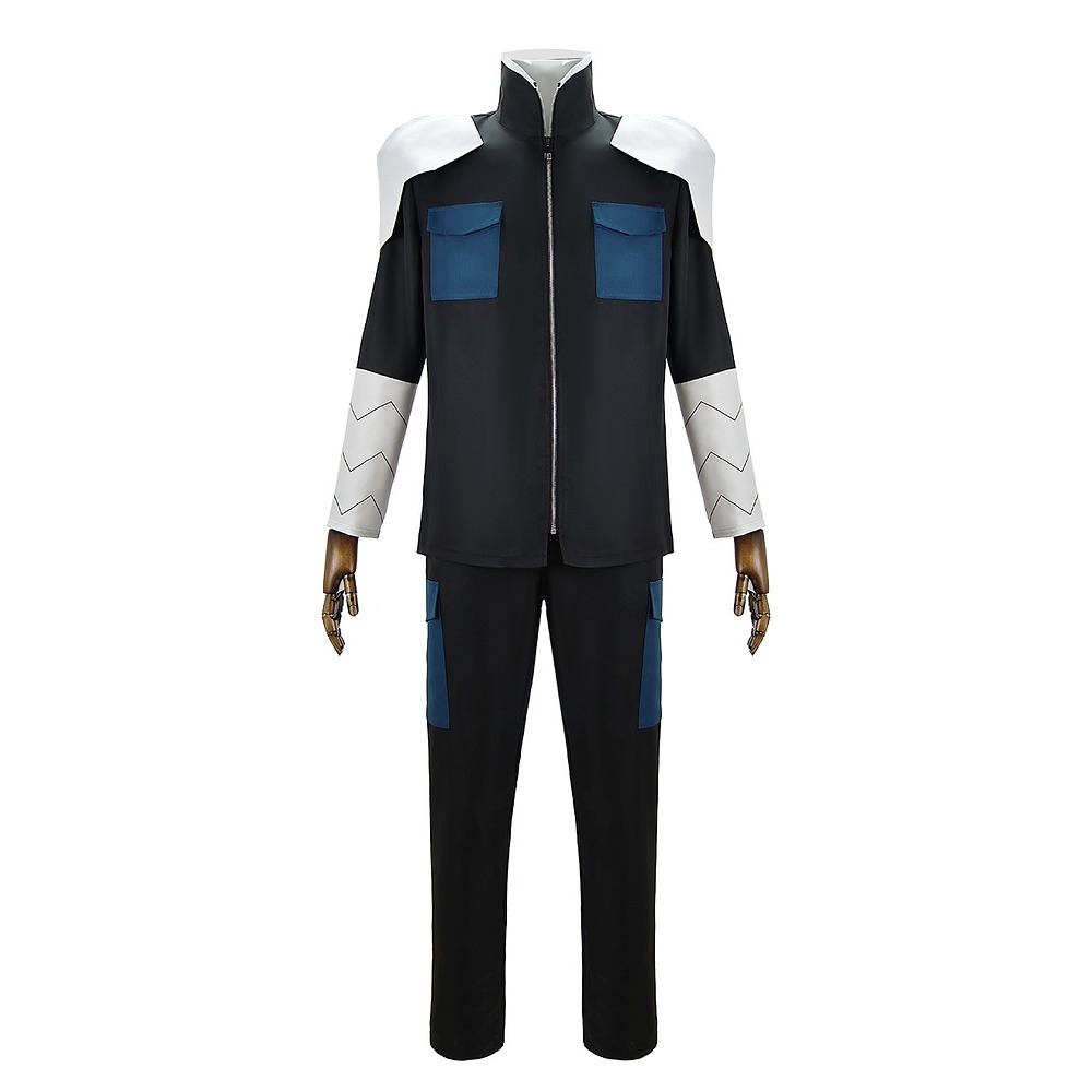 Soshiro Hoshina Defense Force black uniform jacket and trousers from Kaiju No. 8