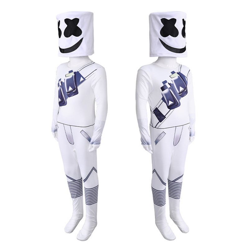 Kids Marshmello white jumpsuit