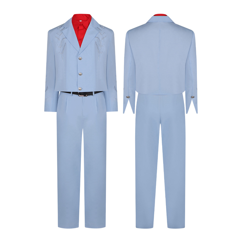 Bruno Mars inspired blue suit