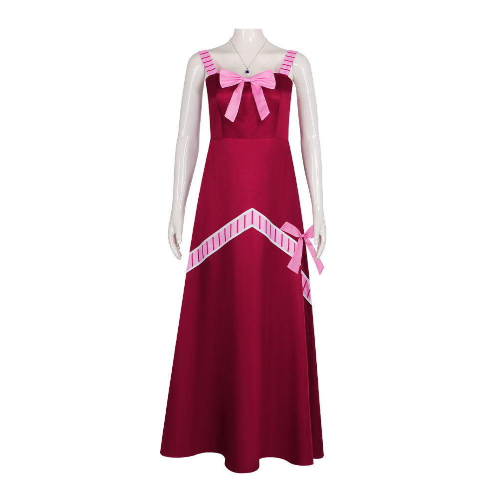 Mirajane Strauss red dress