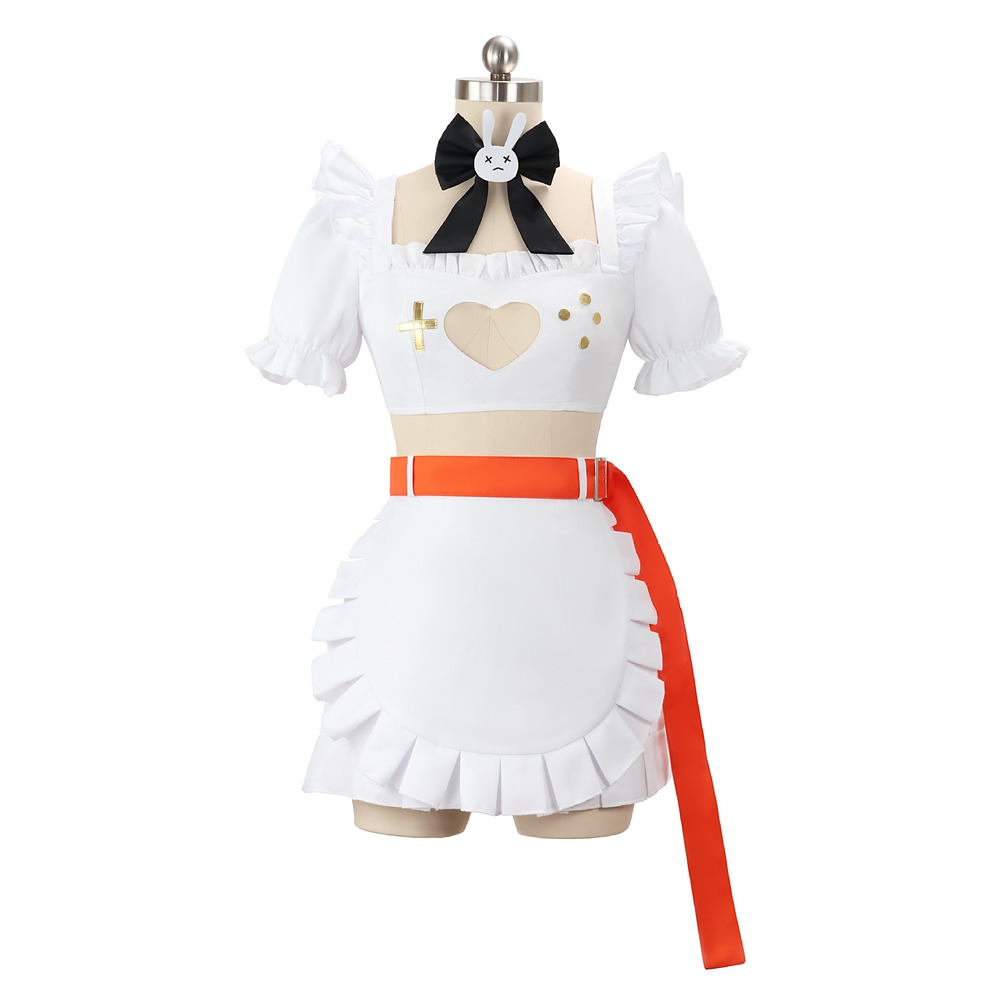 Elegg cosplay costume white maid style outfit from Goddess of Victory: NIKKE