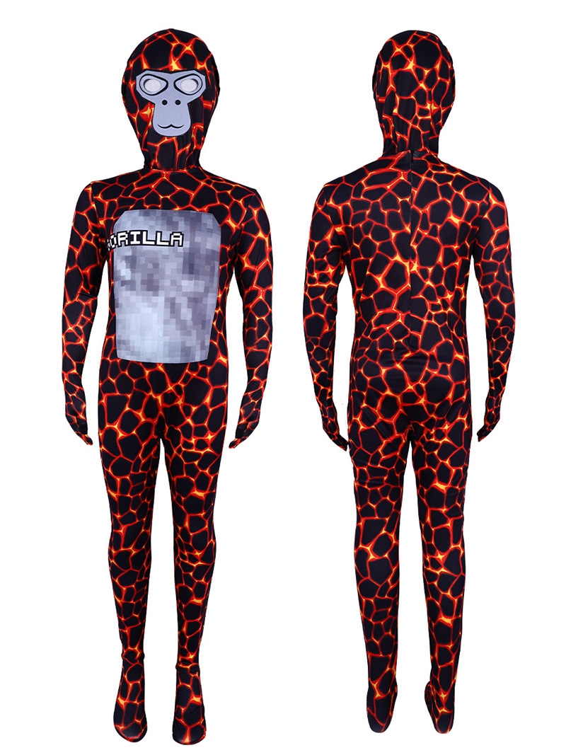 Red lava gorilla