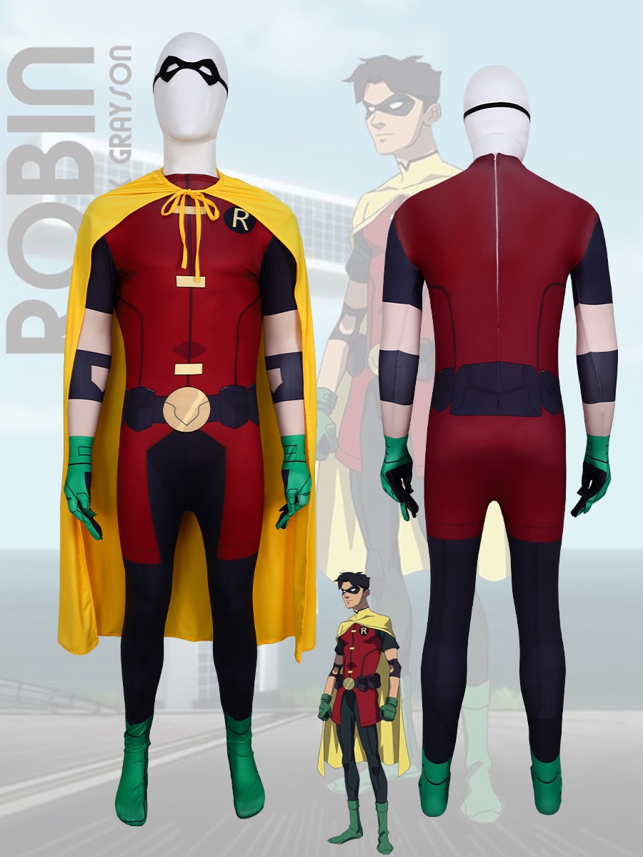 Robin with cloak