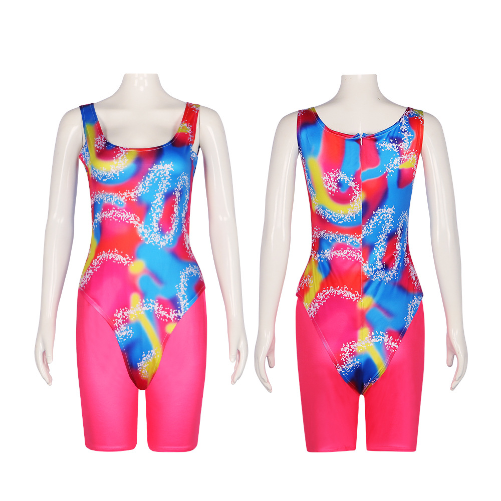 Barbie neon bodysuit