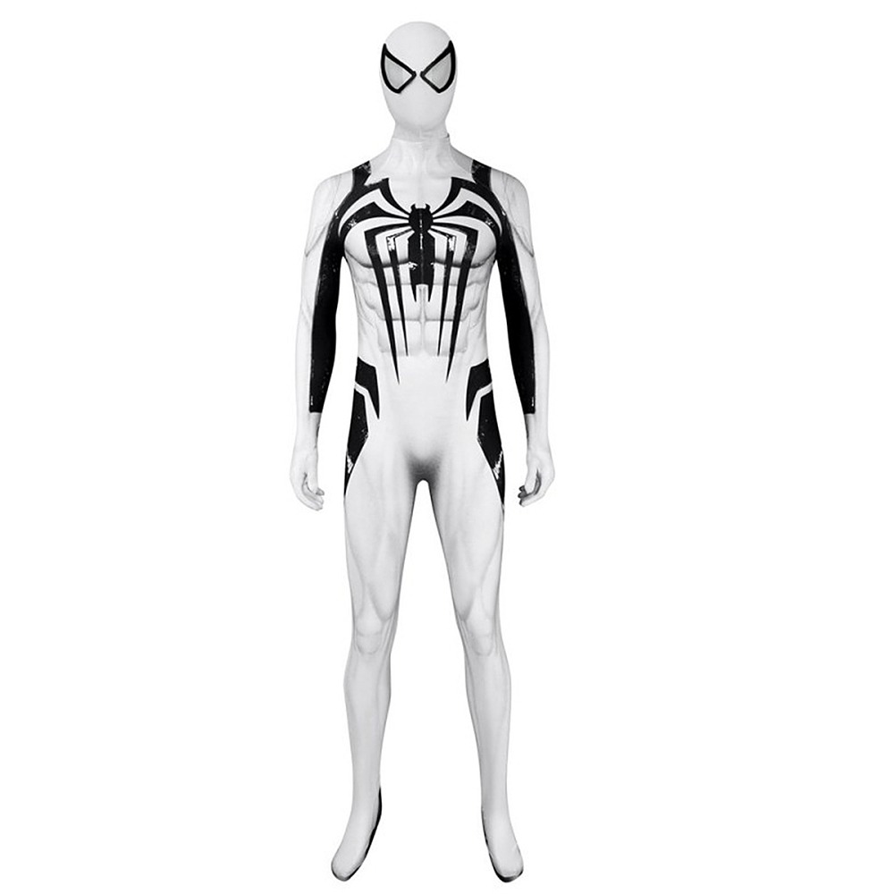 Marvel's Spider-Man 2 Anti-Venom cosplay jumpsuit with hood mask