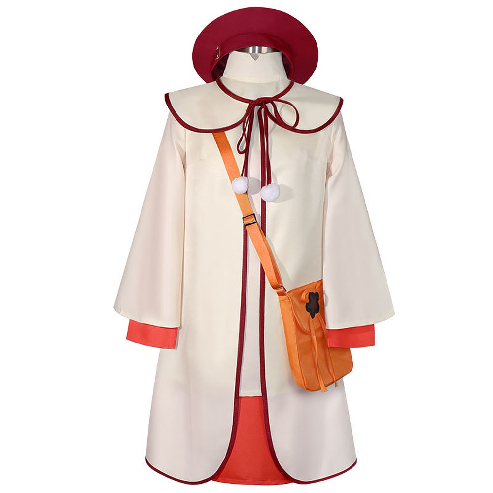 Anya Forger cream winter coat and beret cosplay costume from Spy x Family Code: White