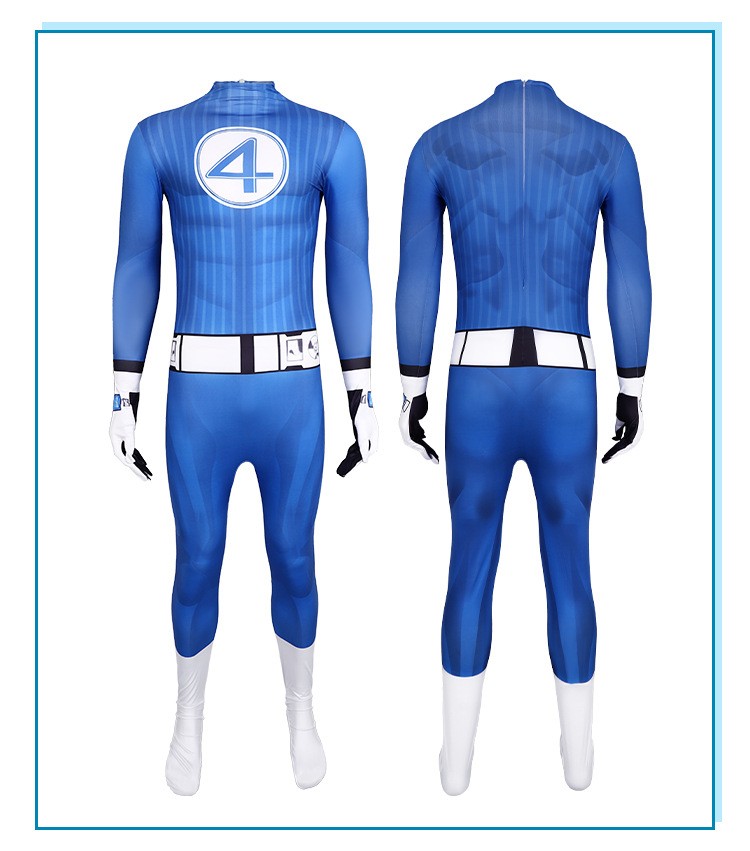 Fantastic Four Team Cosplay Bodysuit For Halloween