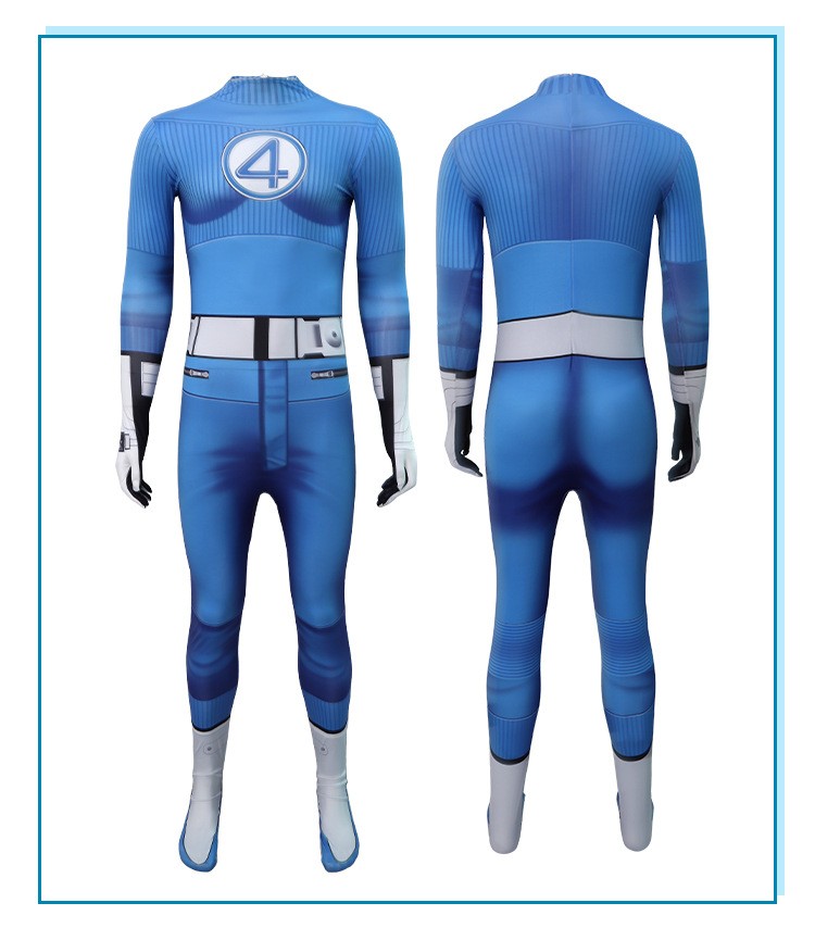 Fantastic Four Team Cosplay Bodysuit For Halloween