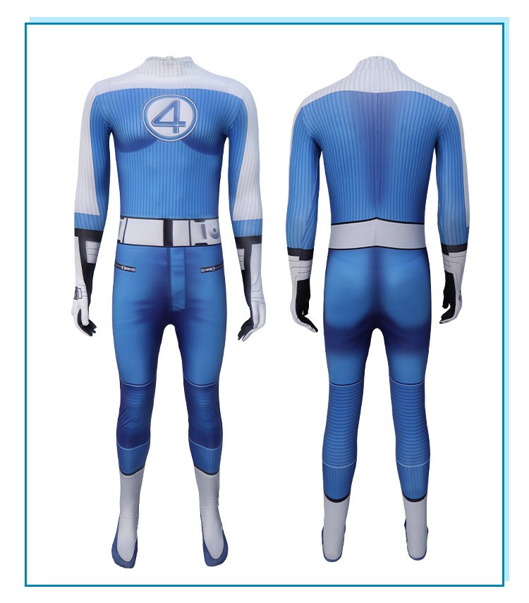 Fantastic Four Team Cosplay Bodysuit For Halloween