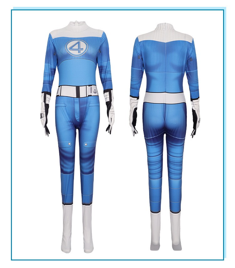 Fantastic Four Team Cosplay Bodysuit For Halloween