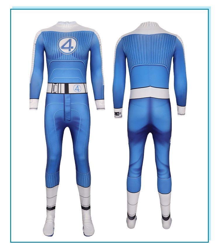 Fantastic Four Team Cosplay Bodysuit For Halloween