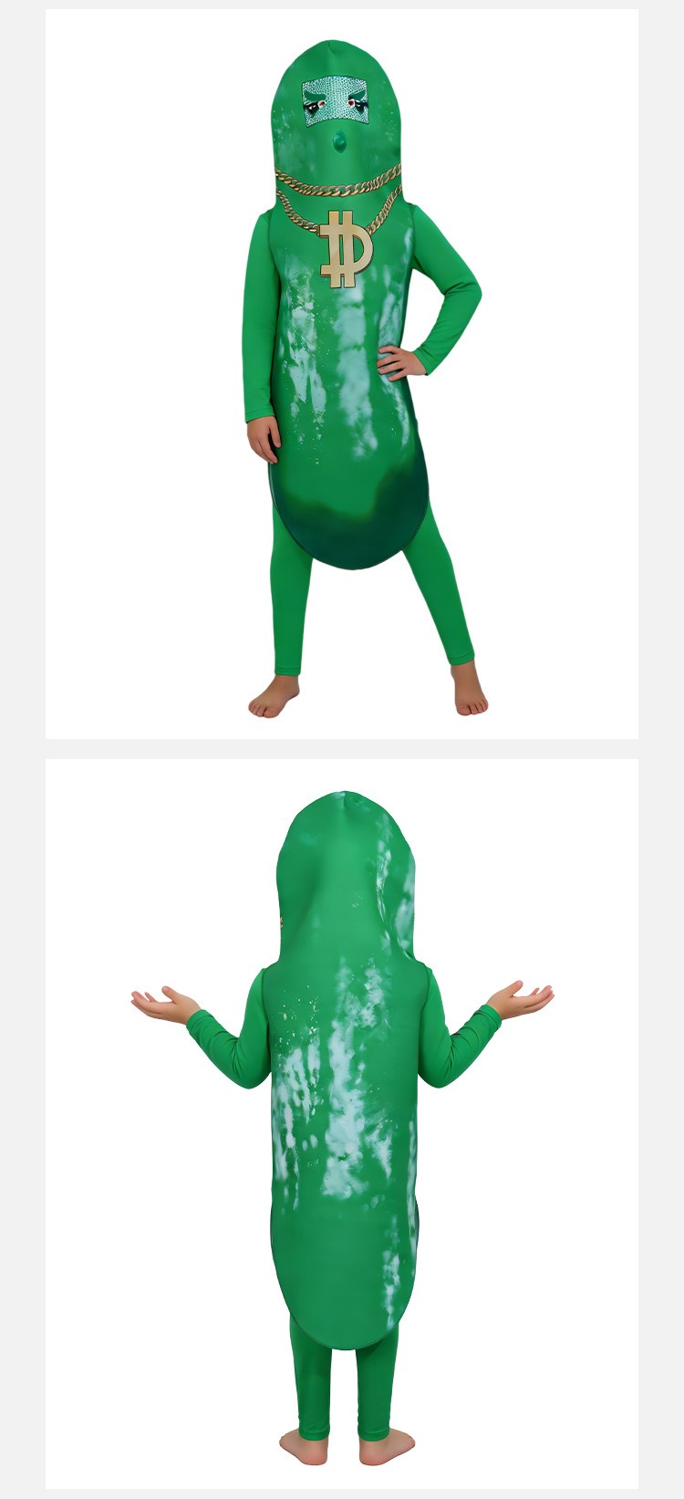 Fortnite Peely Pickle Durr Burger Foam Cosplay Costume For Halloween