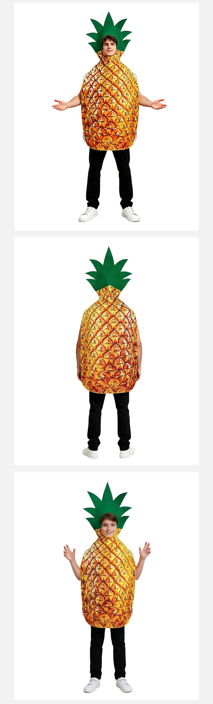 Pineapple Foam Cosplay Costume For Halloween