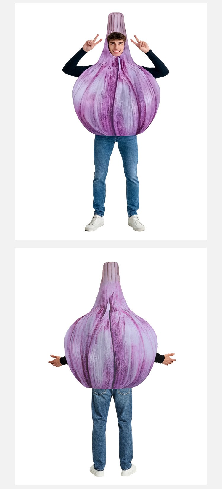 Ginger And Garlic Foam Cosplay Costume For Halloween