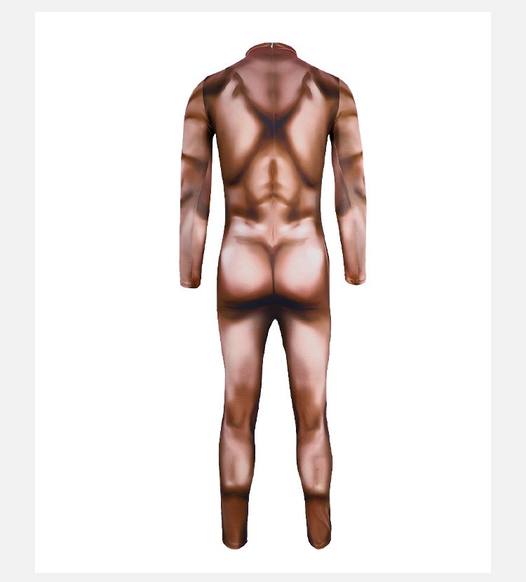 Muscle Bodysuit Cosplay Costume For Halloween