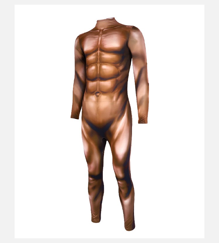 Muscle Bodysuit Cosplay Costume For Halloween