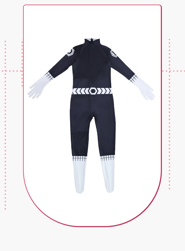 Go Go Loser Ranger Combatant D Cosplay Bodysuit For Halloween