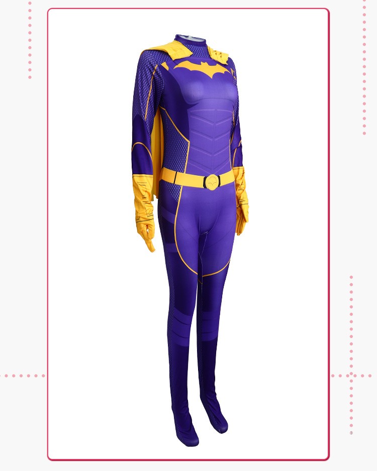 DC Gotham Knights Batgirl Cosplay Bodysuit For Halloween