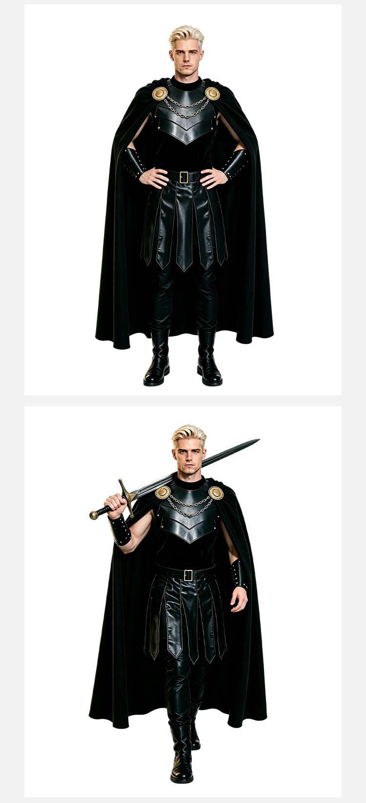 Odysseus Greek Warrior Cosplay Costume For Halloween
