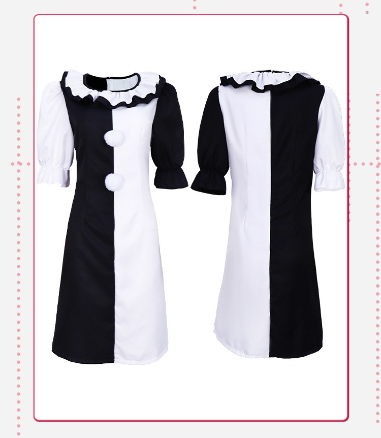 Evil Clown Cosplay Costume For Halloween