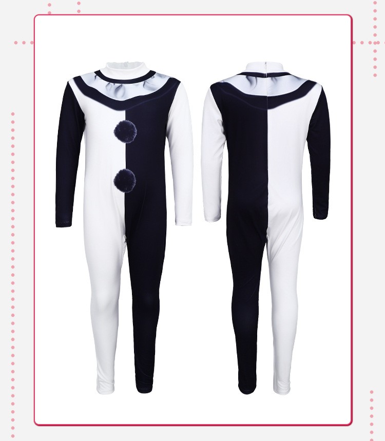 Evil Clown Cosplay Costume For Halloween