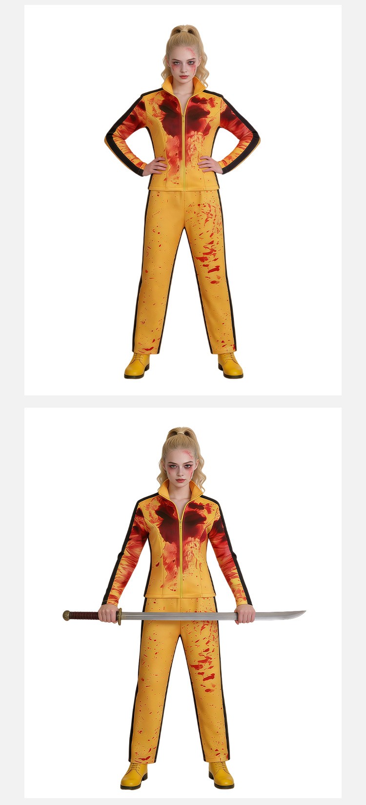 Kill Bill The Bride Bloody Cosplay Costume For Halloween