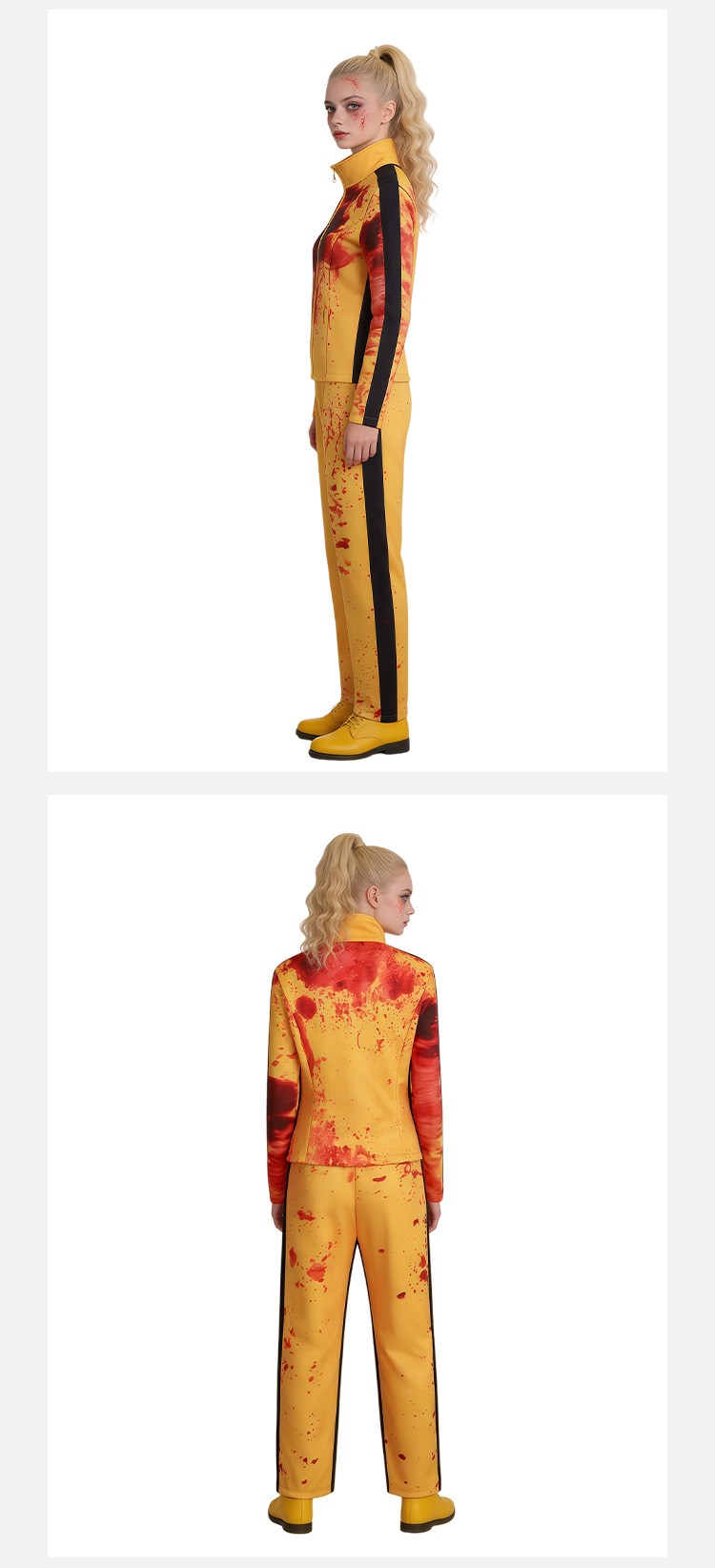 Kill Bill The Bride Bloody Cosplay Costume For Halloween