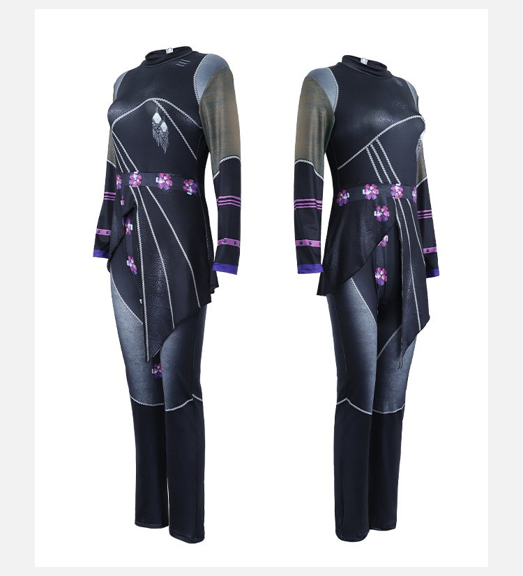 KPop Demon Hunters Punk Cosplay Bodysuit For Halloween