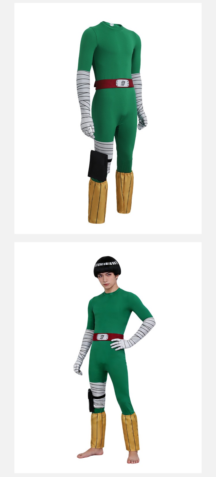 Naruto Rock Lee Cosplay Costume For Halloween