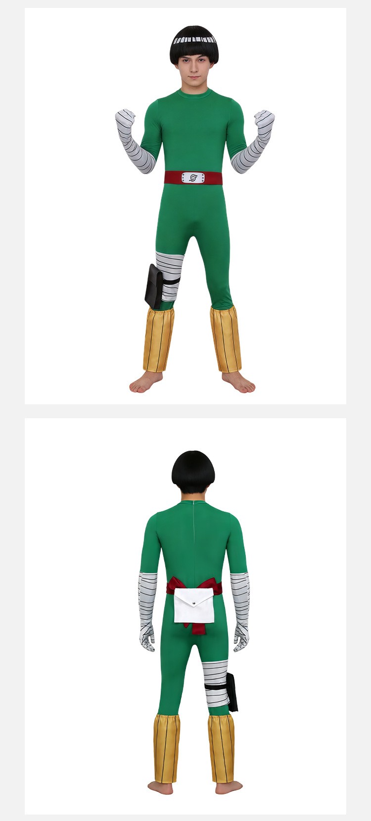 Naruto Rock Lee Cosplay Costume For Halloween