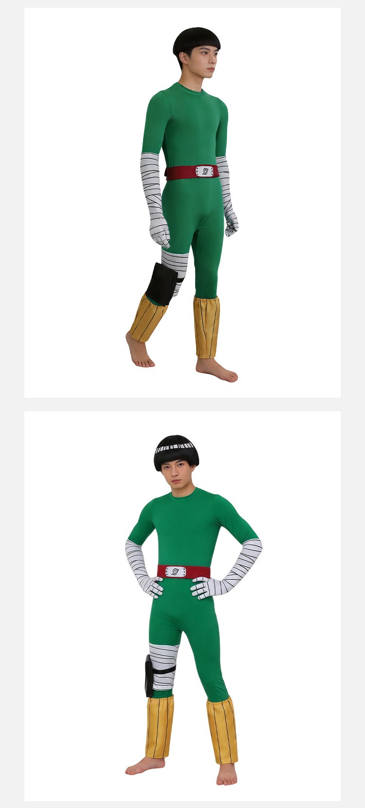 Naruto Rock Lee Cosplay Costume For Halloween