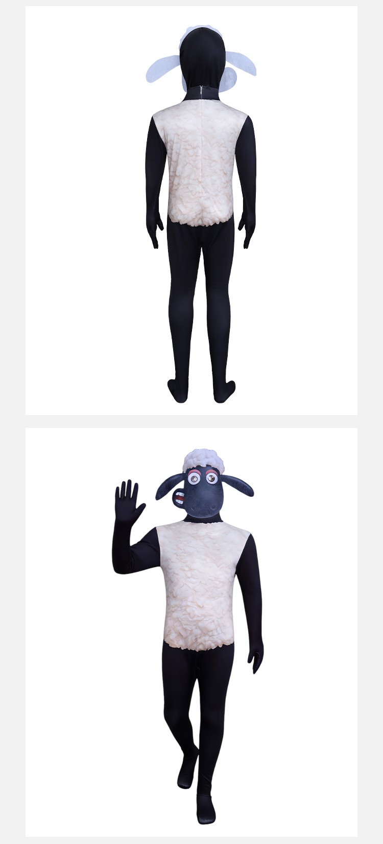 Shaun The Sheep Cosplay Costume For Halloween