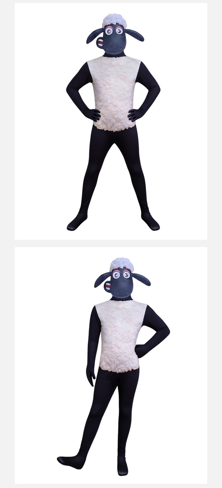 Shaun The Sheep Cosplay Costume For Halloween