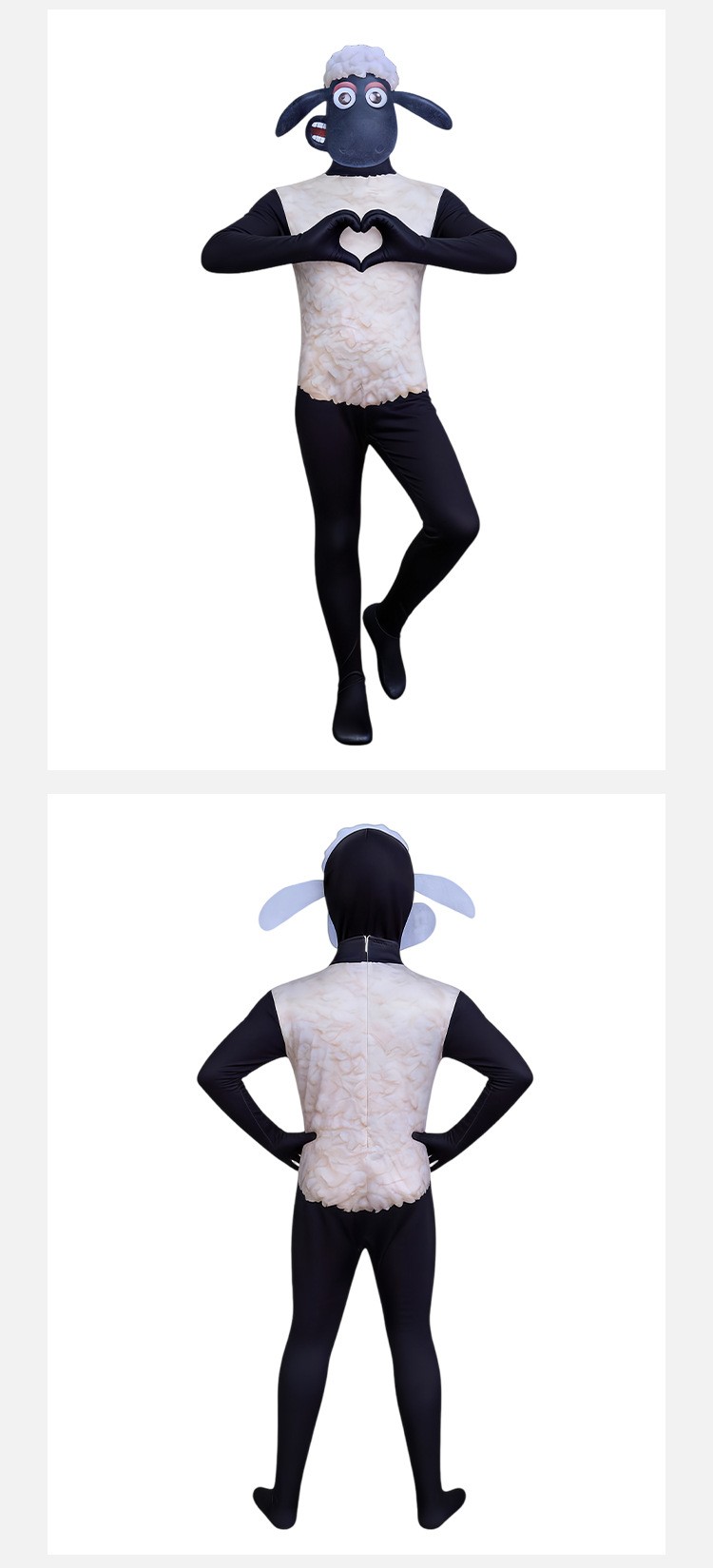 Shaun The Sheep Cosplay Costume For Halloween
