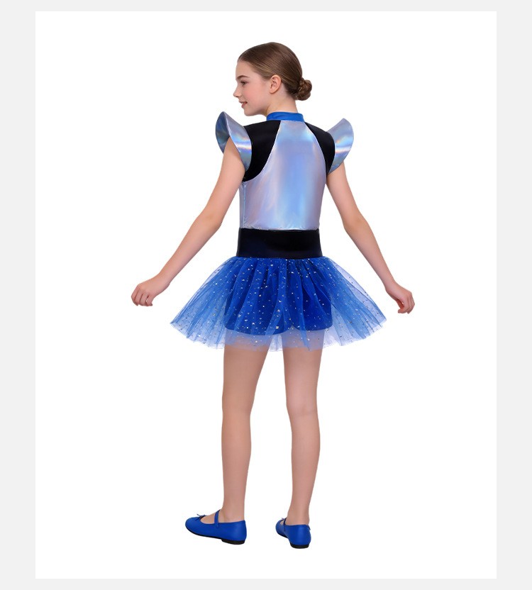 Futuristic AI Robot Laser Dress Cosplay Costume For Halloween
