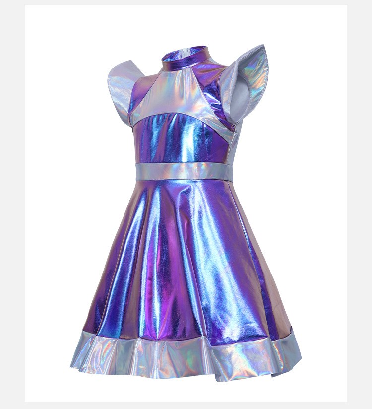 Futuristic AI Robot Laser Dress Cosplay Costume For Halloween