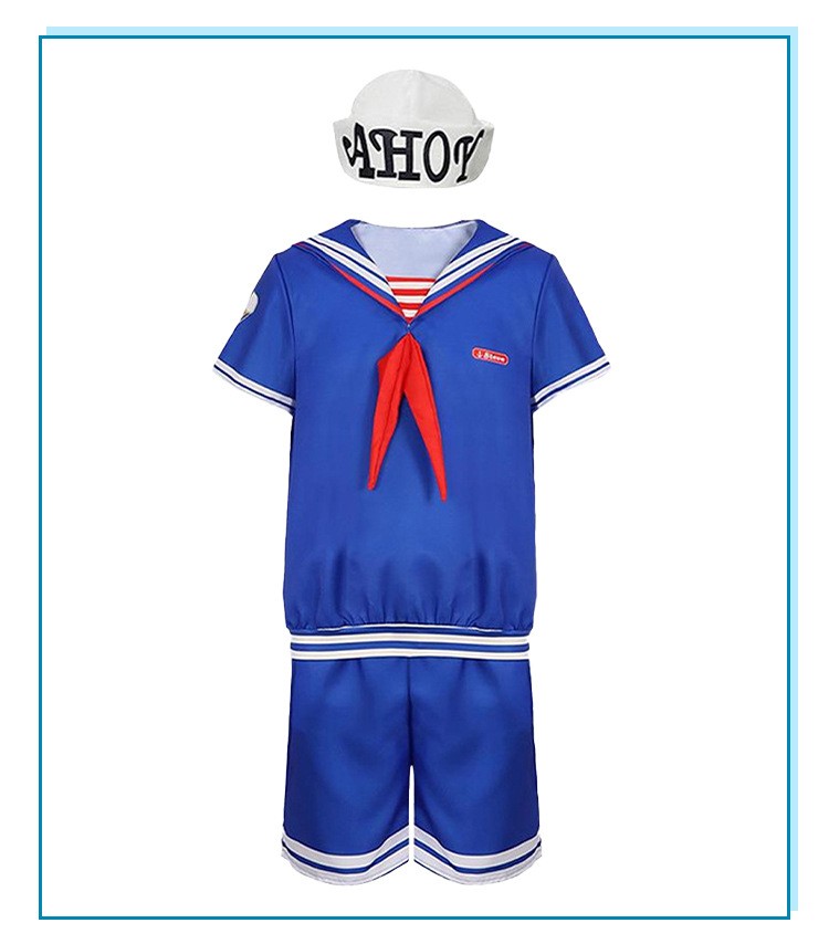 Stranger Things Scoops Ahoy Sailor Cosplay Costume For Halloween