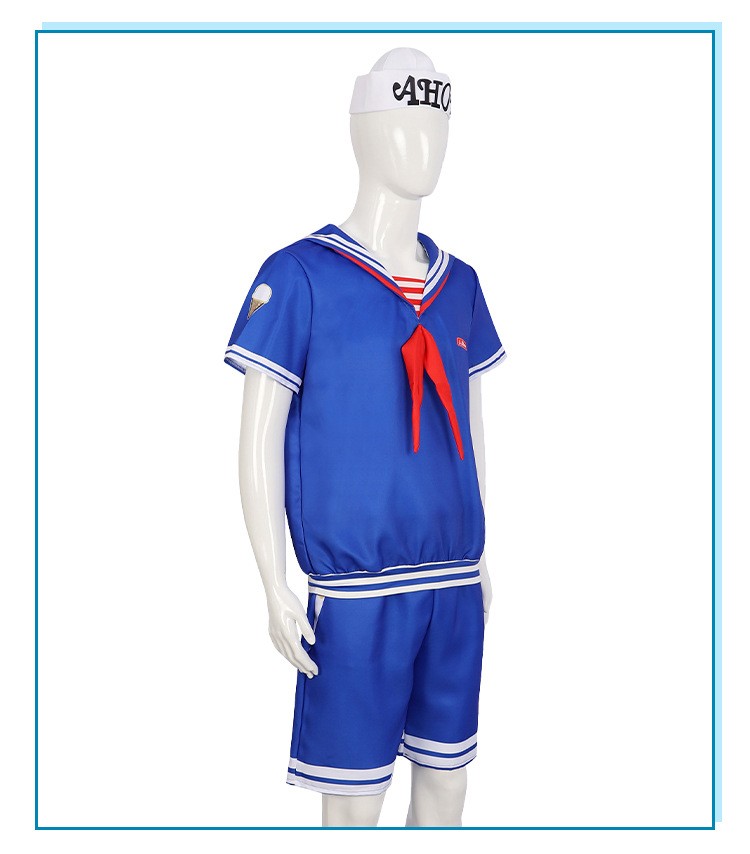 Stranger Things Scoops Ahoy Sailor Cosplay Costume For Halloween