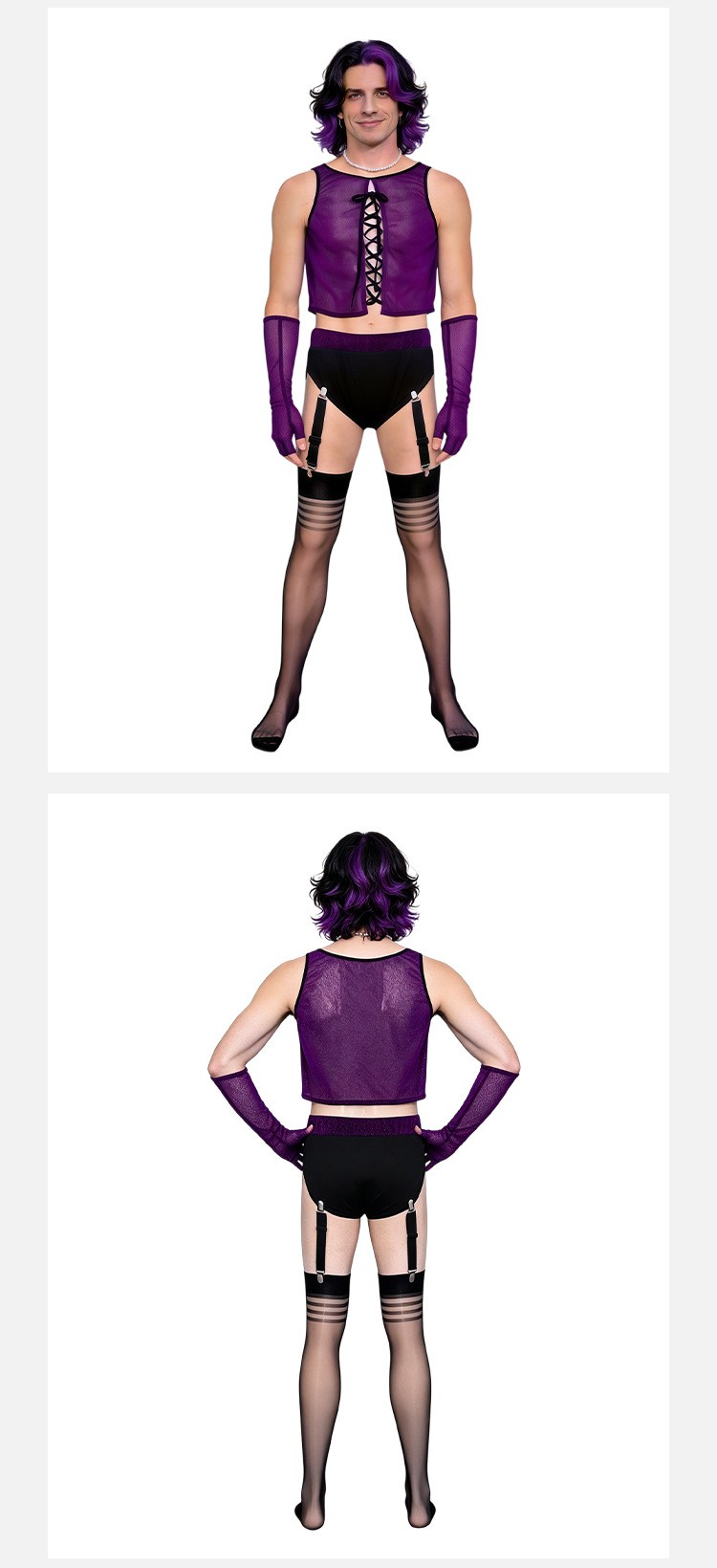 The Rocky Horror Picture Show Dr. Frank-N-Furter Cosplay Costume For Halloween