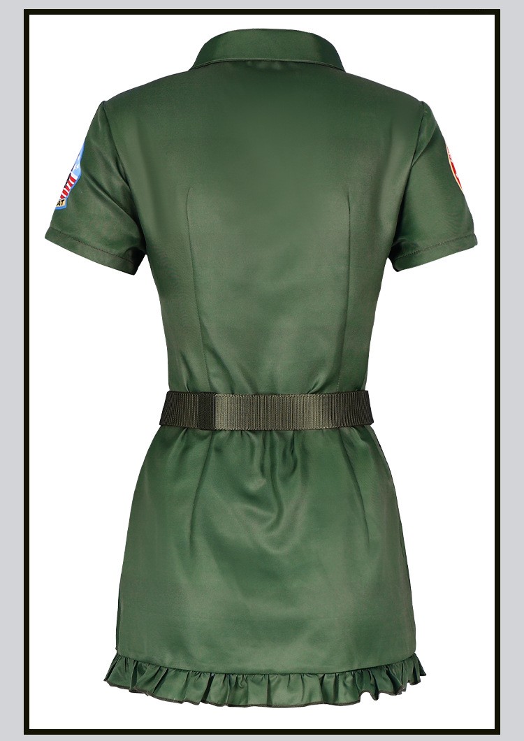Top Gun Pilot Flight Suit Cosplay Costume For Halloween