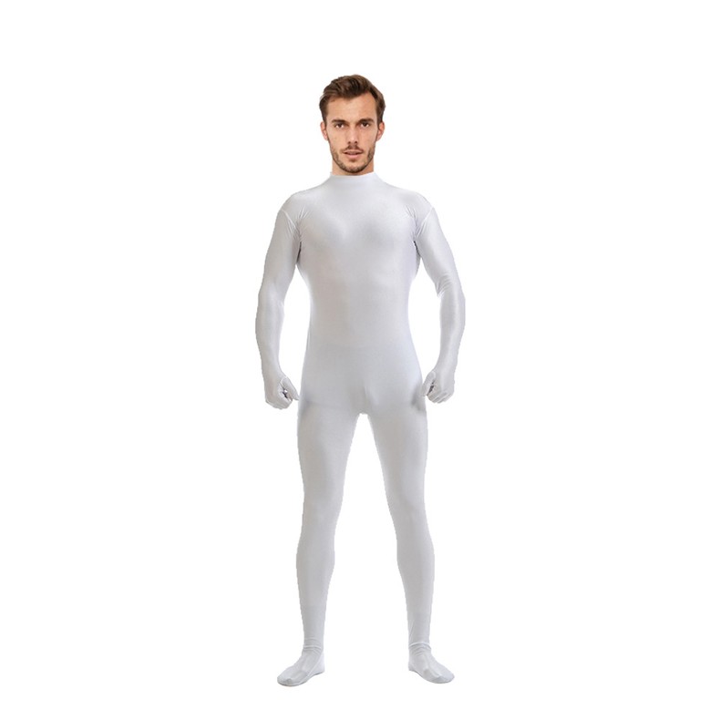 Full Body Zentai Hooded Bodysuit Cosplay Costume For Halloween