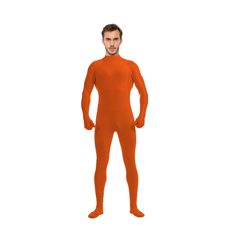 Full Body Zentai Hooded Bodysuit Cosplay Costume For Halloween